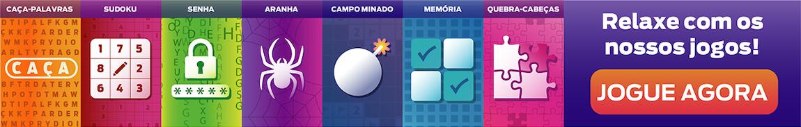 Relaxe com os nossos jogos