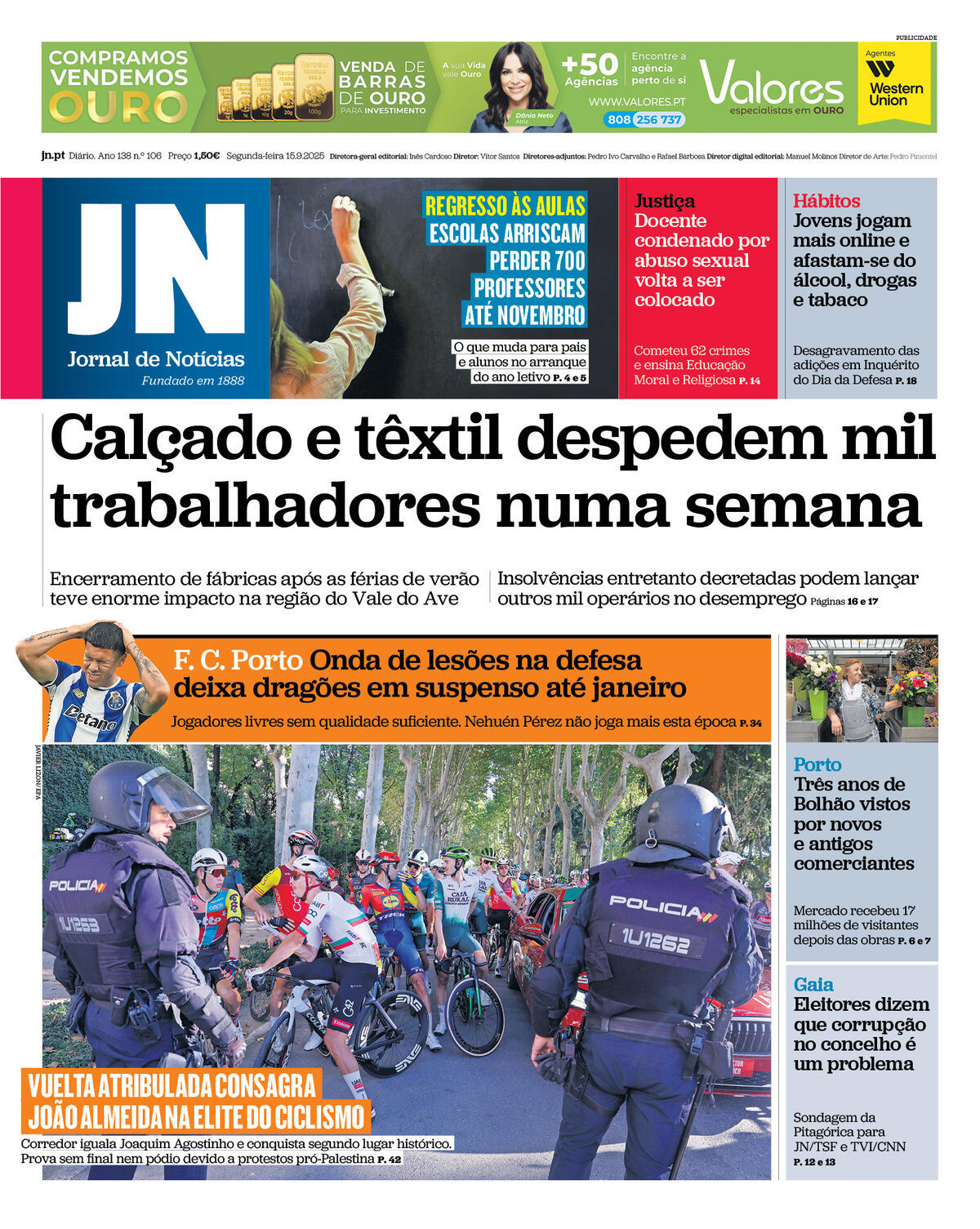 Capa da última edição