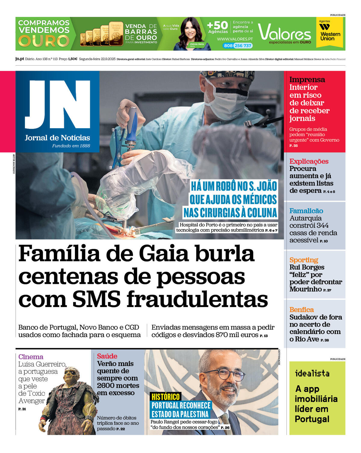 Capa da última edição