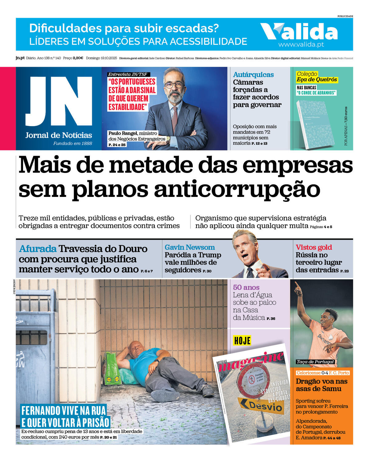 Capa da última edição