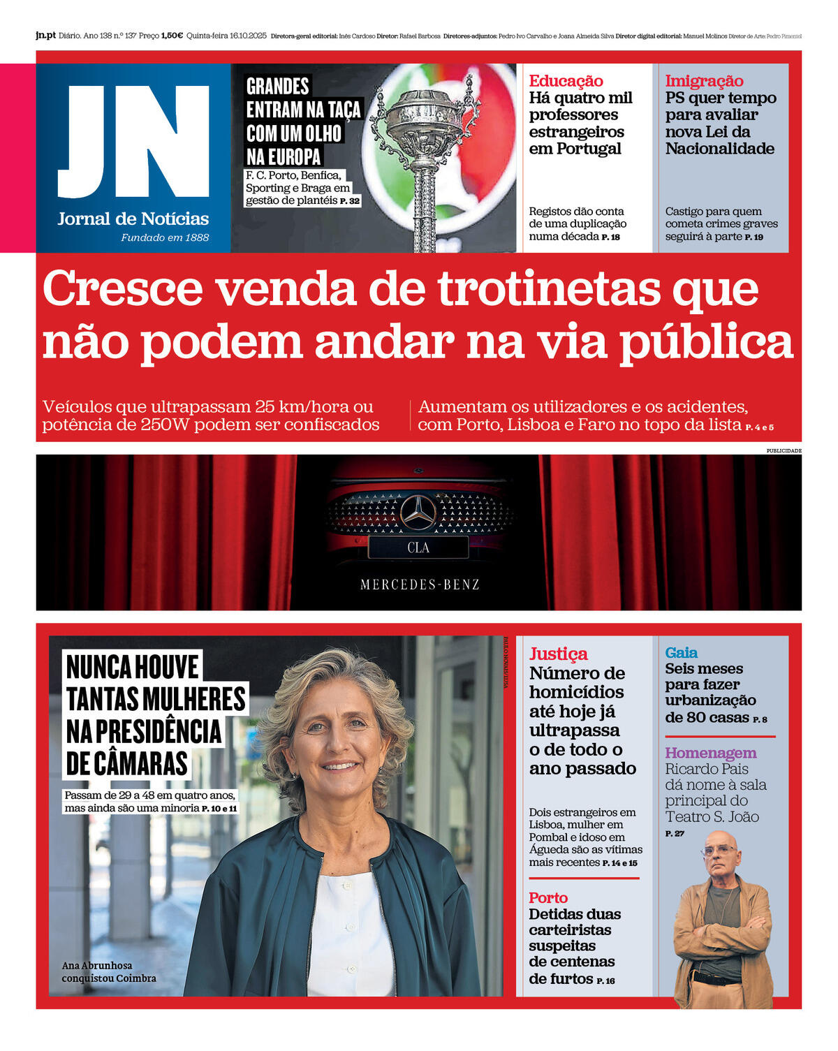 Capa da última edição