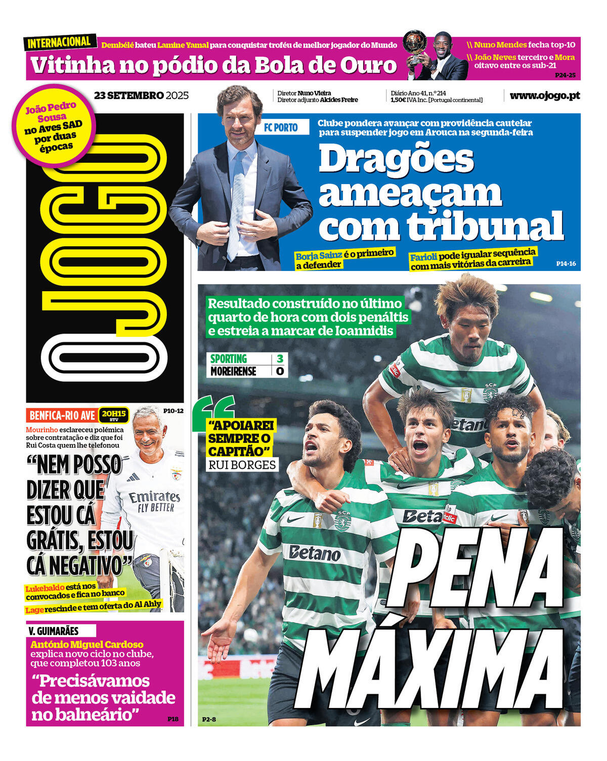 Capa da última edição