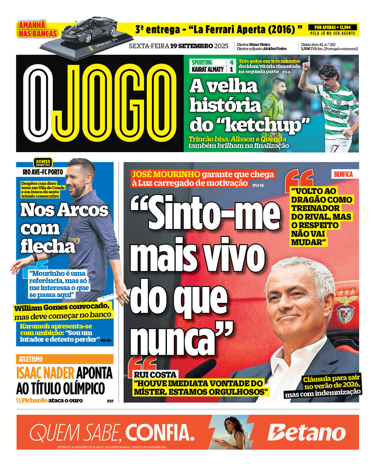 Capa da última edição