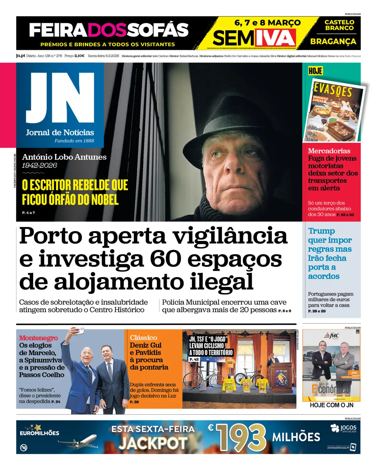 Capa da última edição