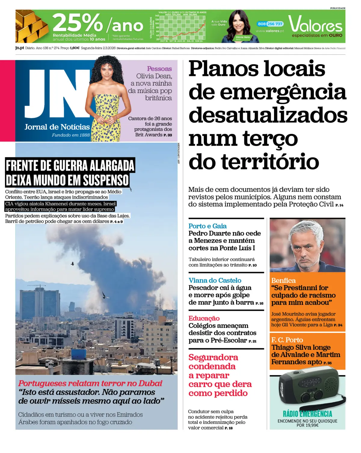 Capa da última edição