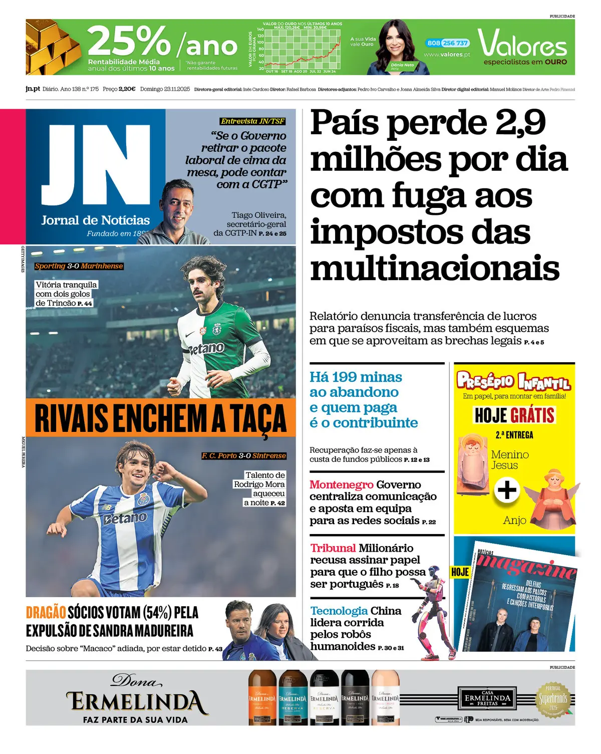 Capa da última edição