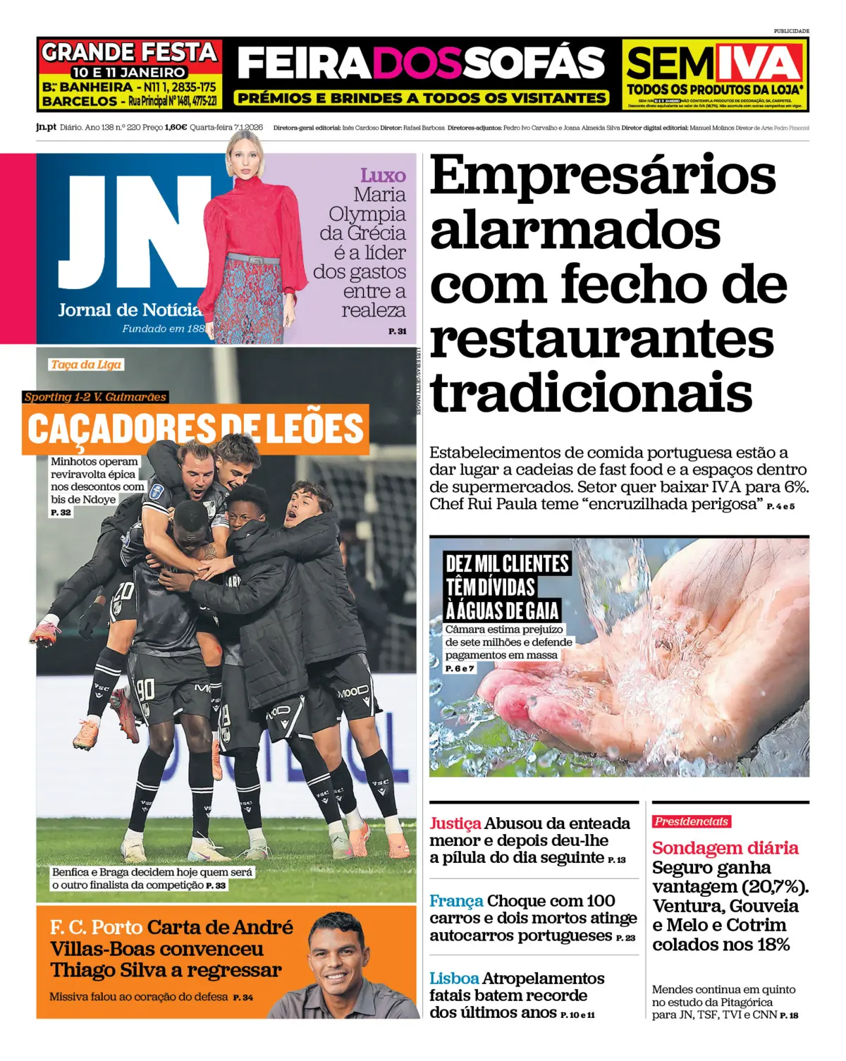 Capa da última edição