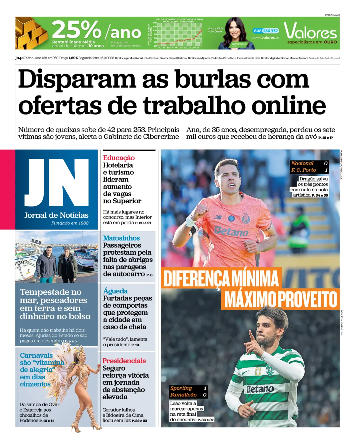 Capa da última edição