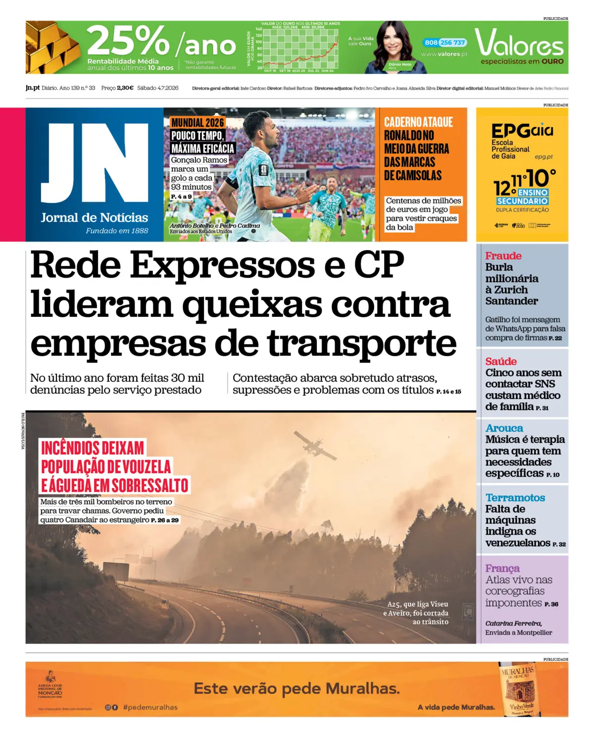 Capa da última edição