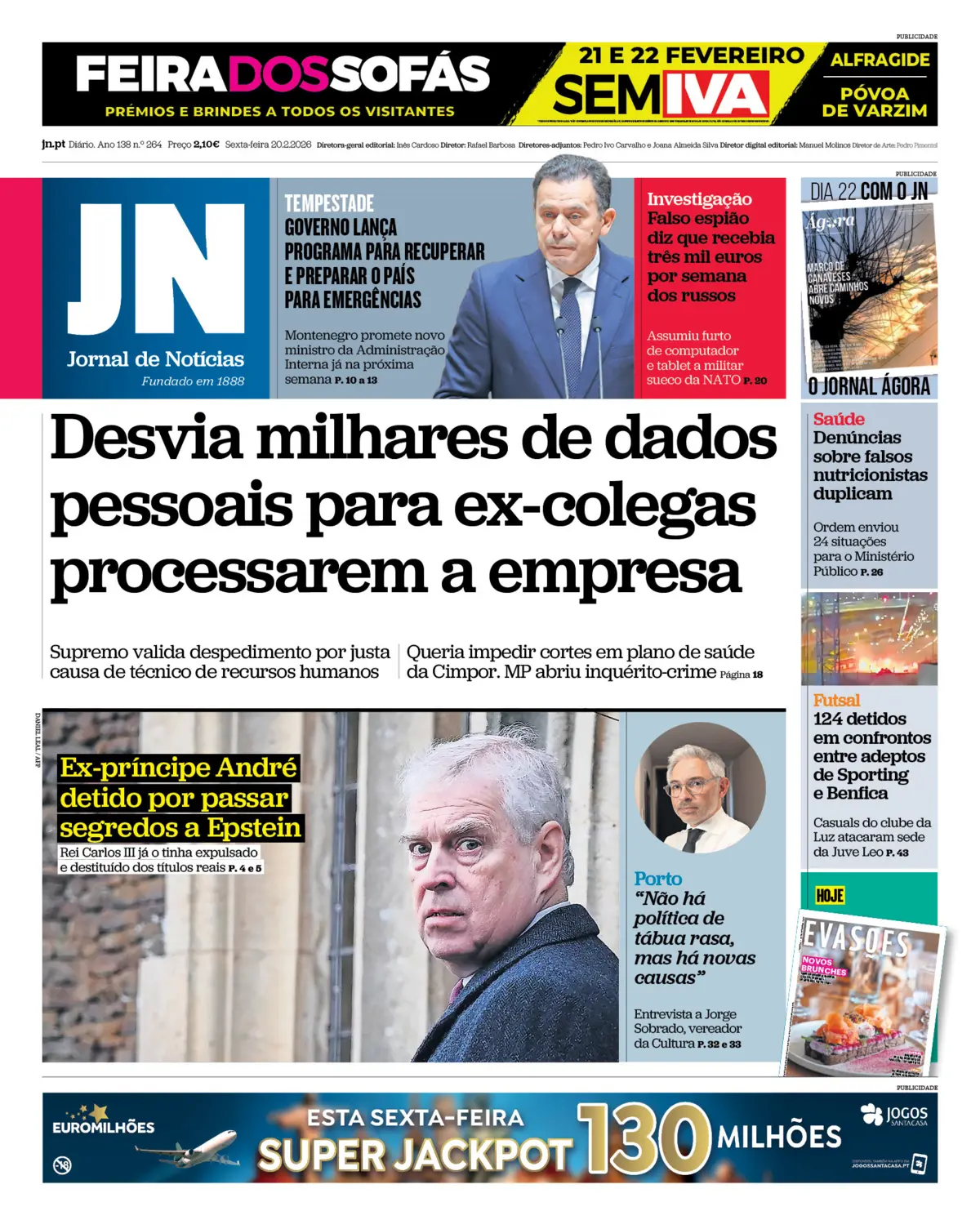 Capa da última edição
