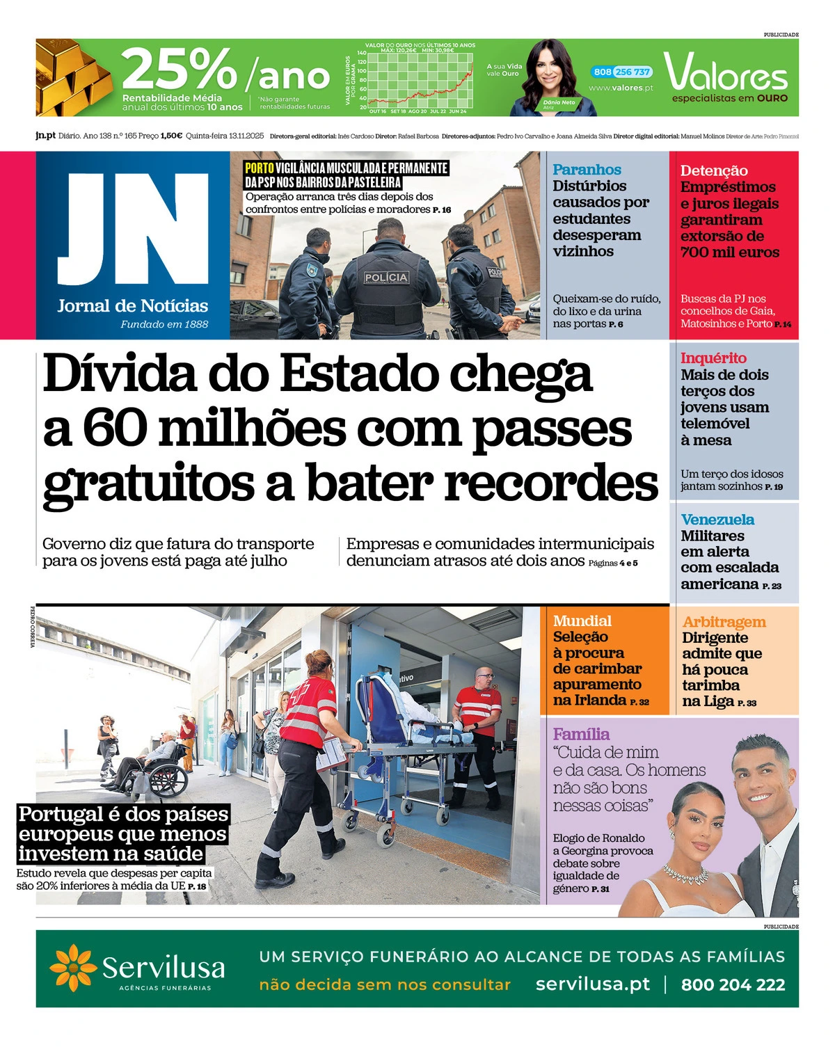 Capa da última edição