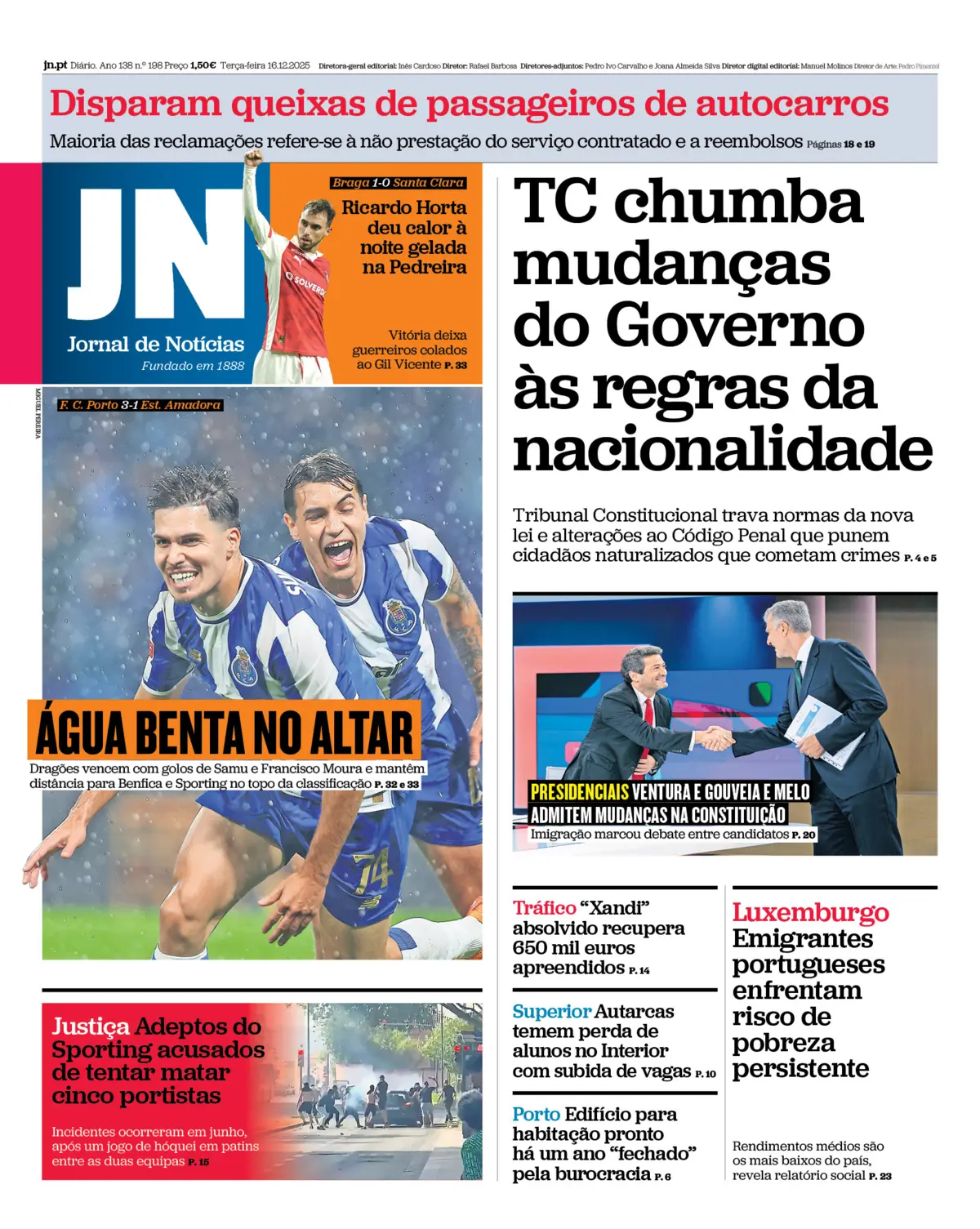 Capa da última edição