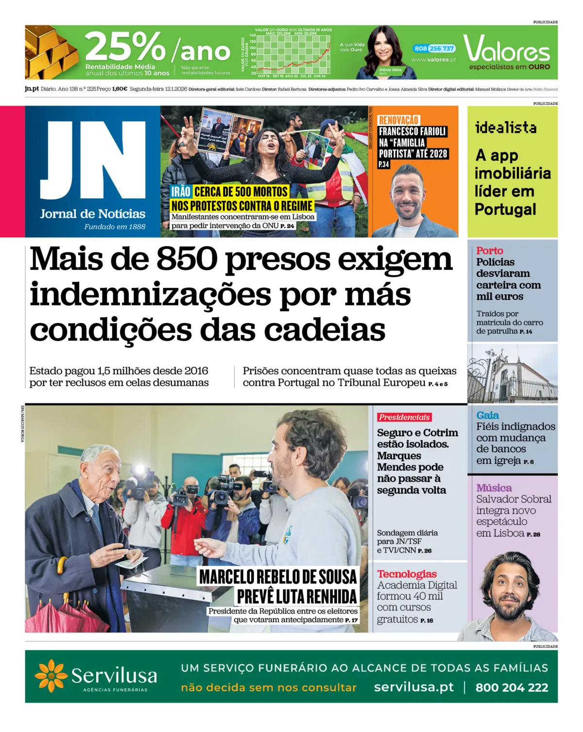 Capa da última edição