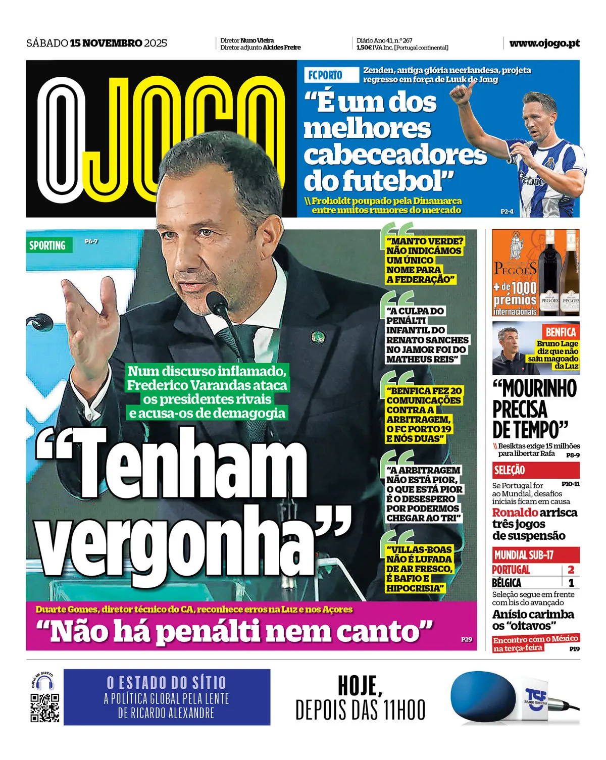 Capa da última edição