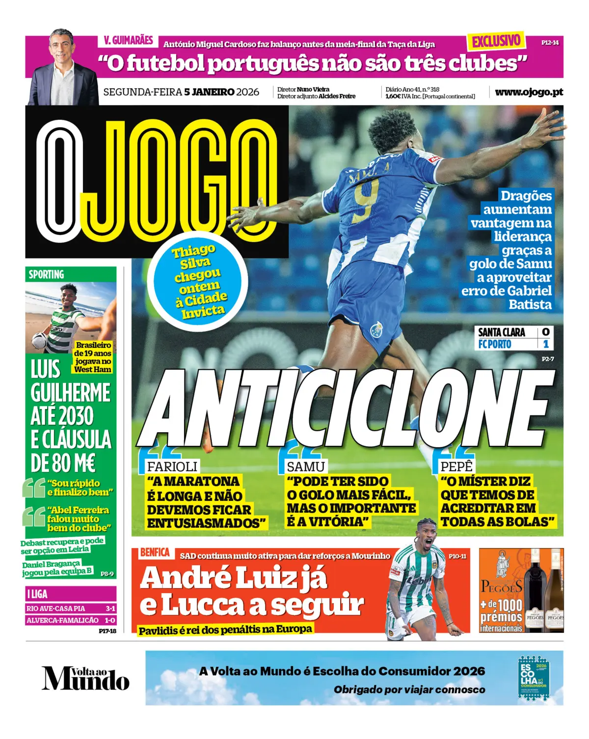 Capa da última edição