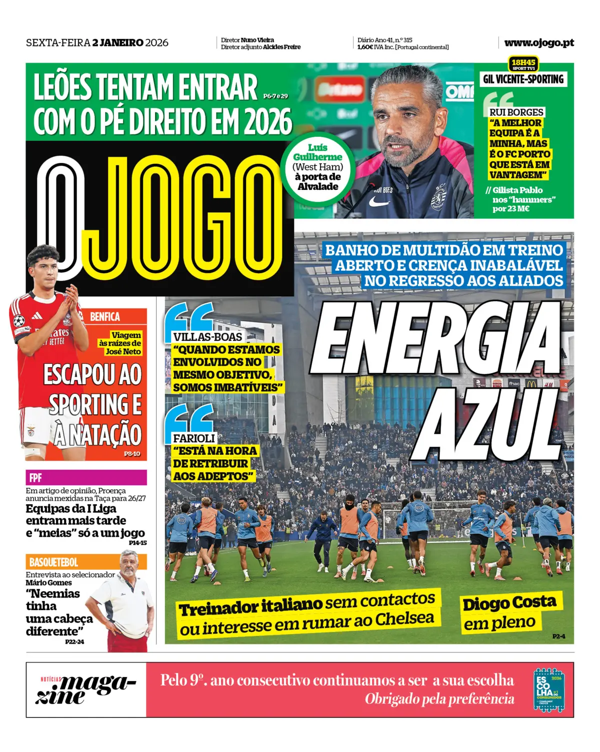 Capa da última edição