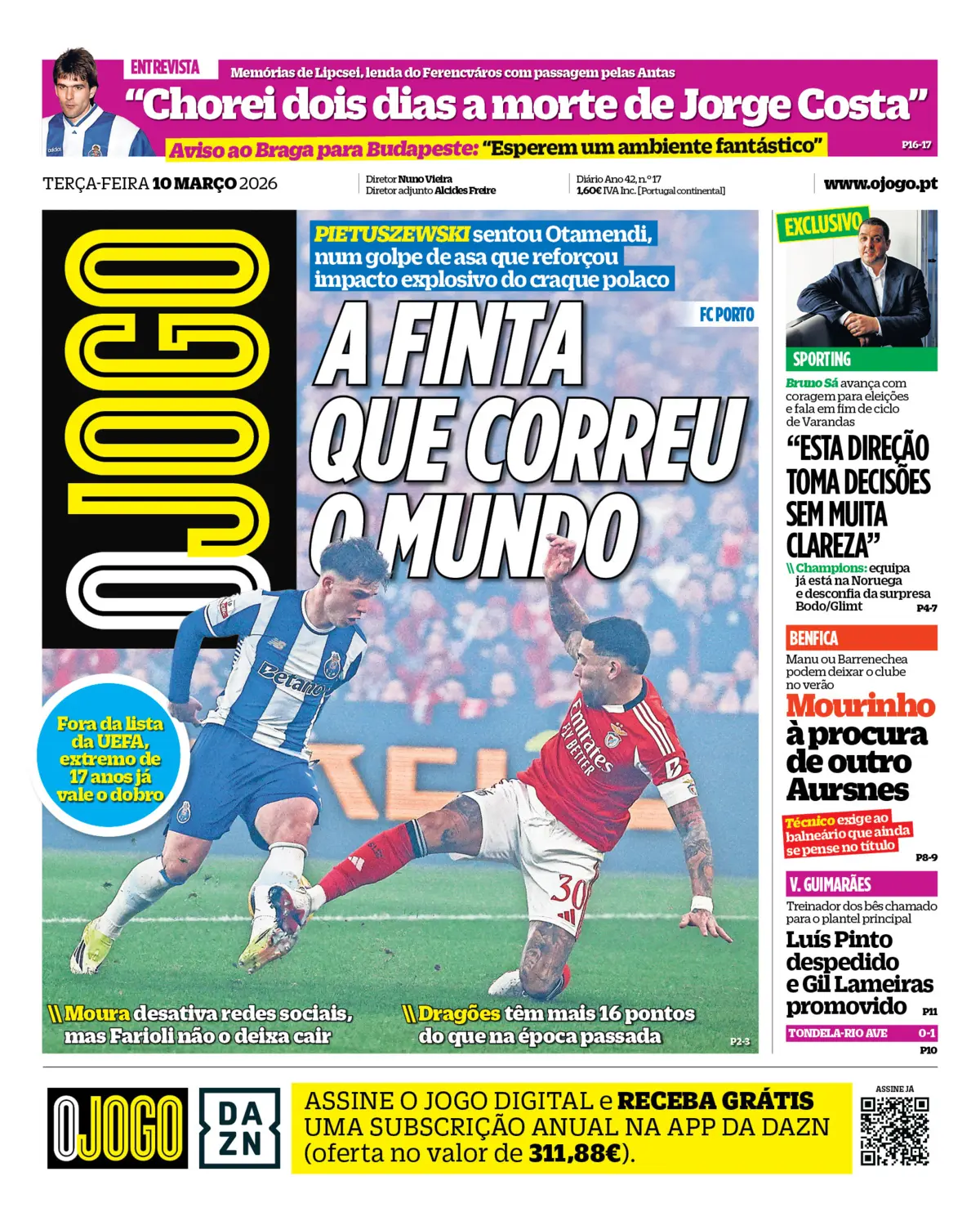 Capa da última edição