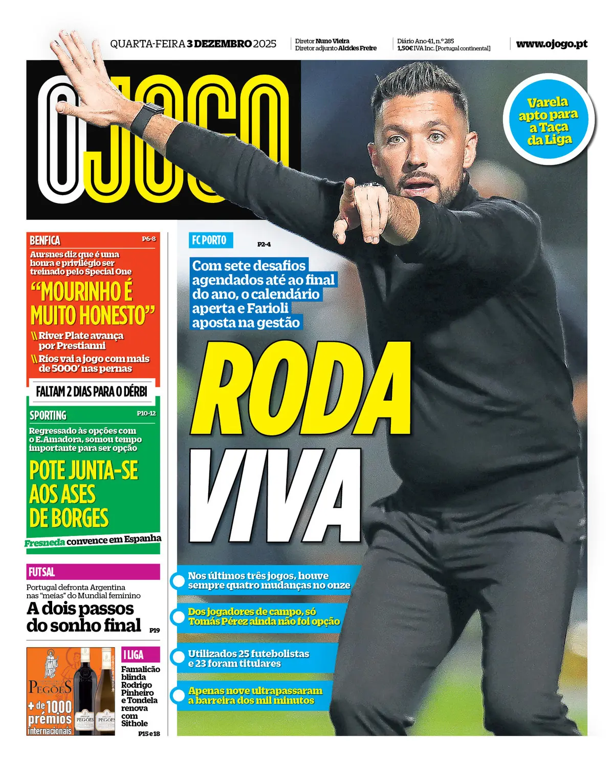 Capa da última edição