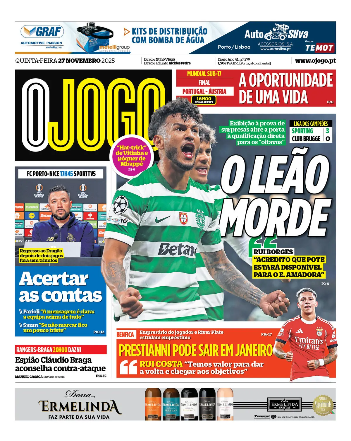 Capa da última edição