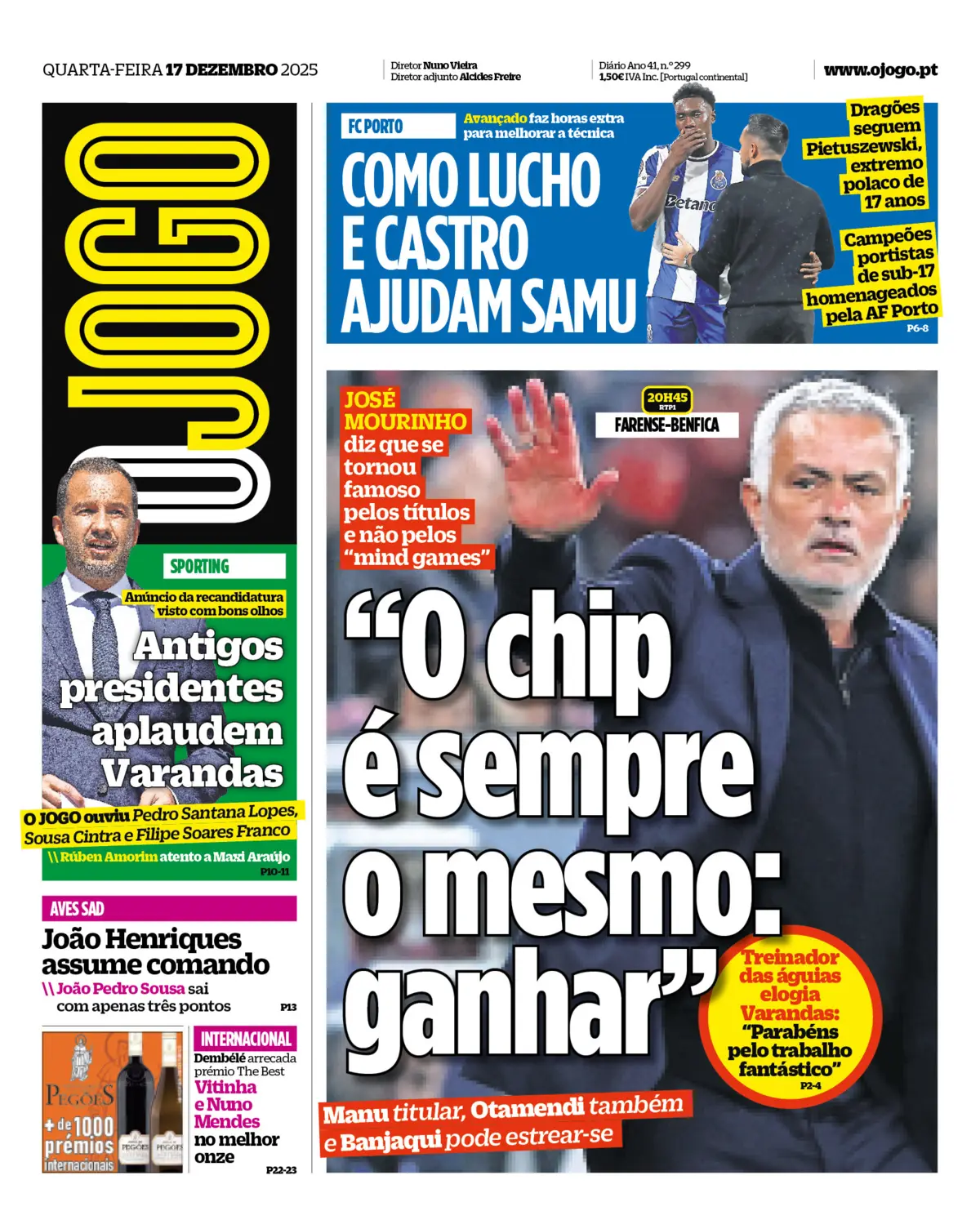 Capa da última edição