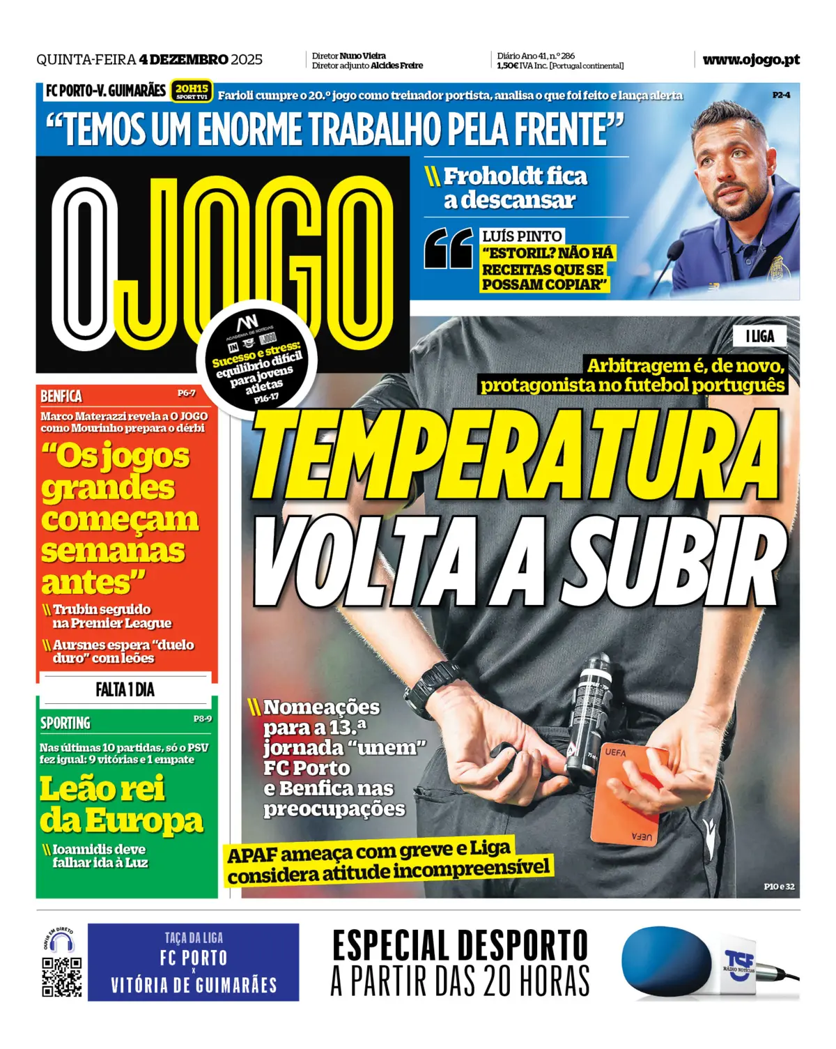Capa da última edição