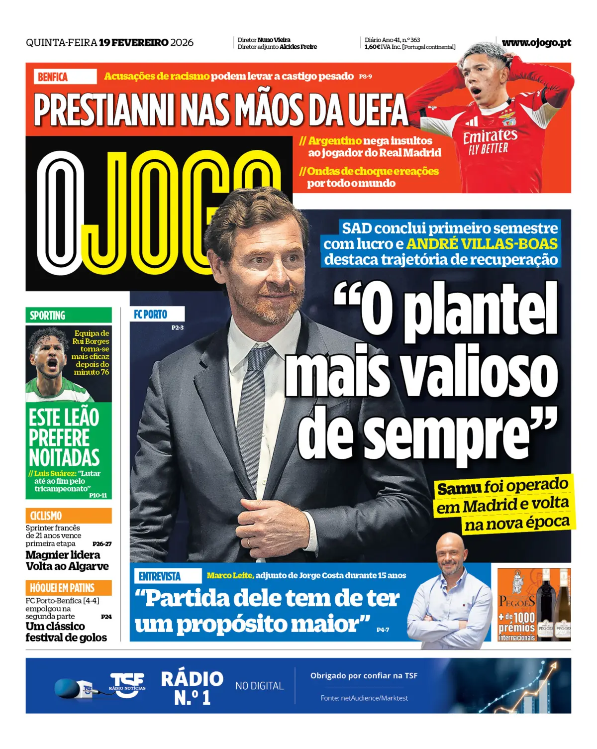 Capa da última edição