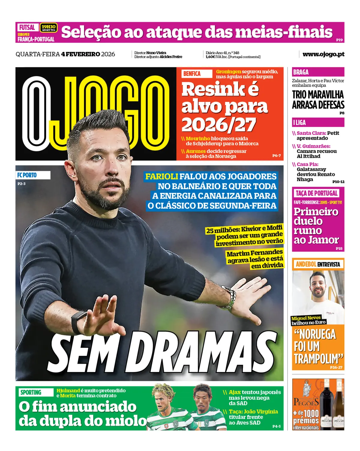 Capa da última edição