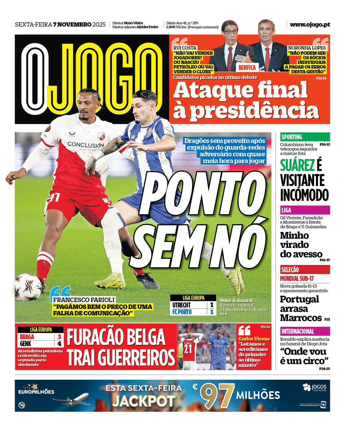 Capa da última edição