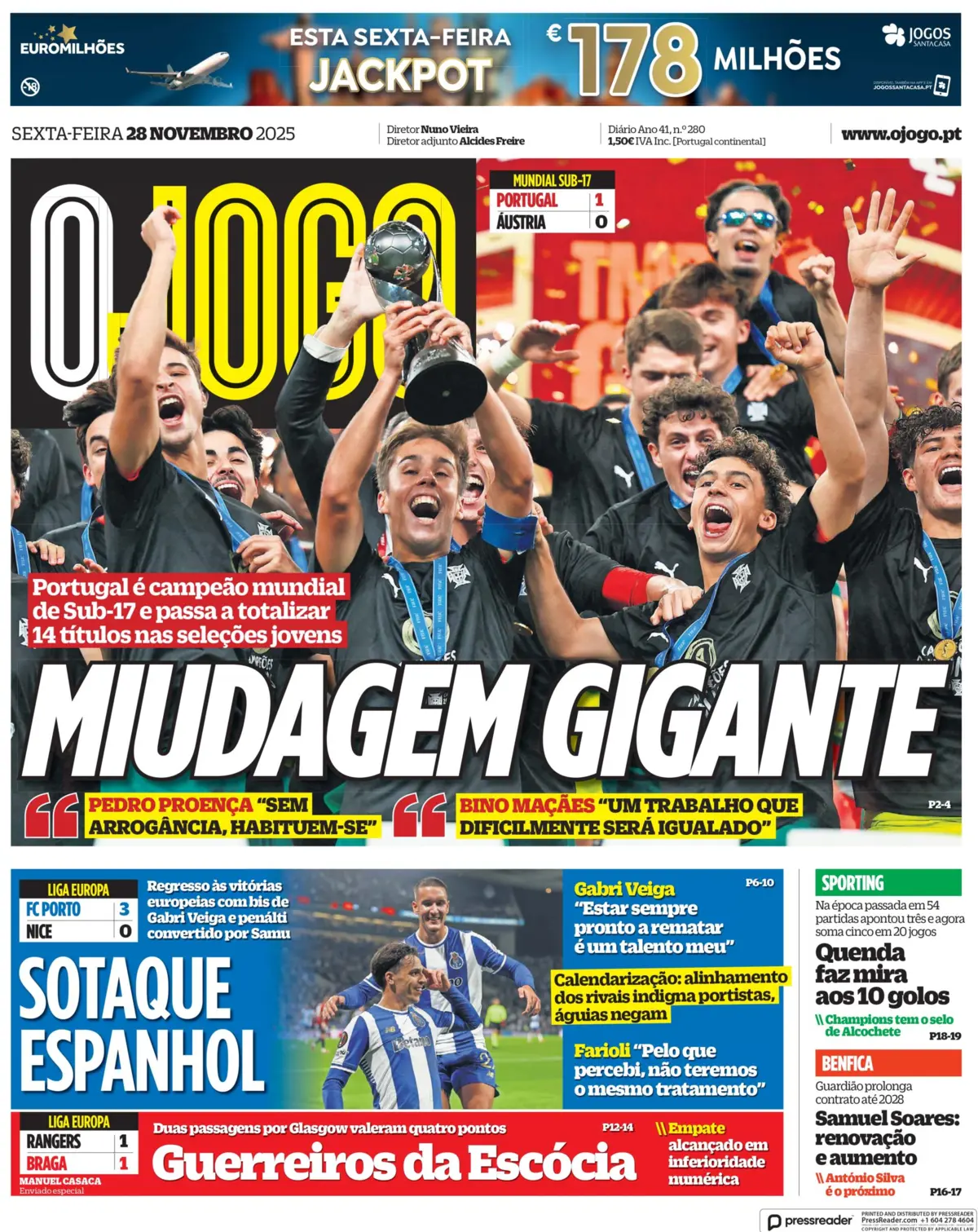 Capa da última edição