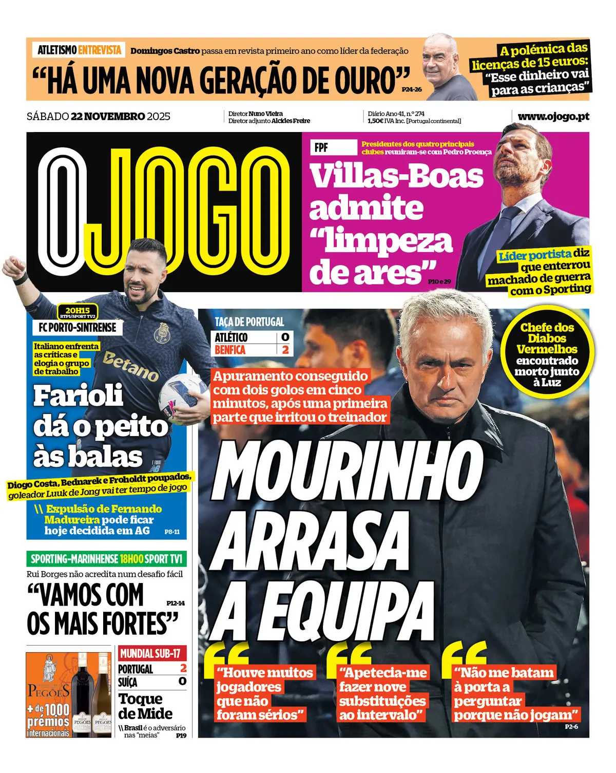 Capa da última edição