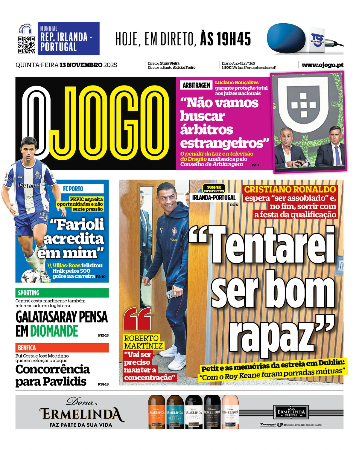 Capa da última edição