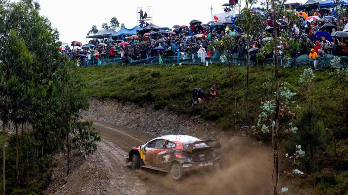Rally de Portugal: Sébastien Ogier close to eighth victory after torrential afternoon