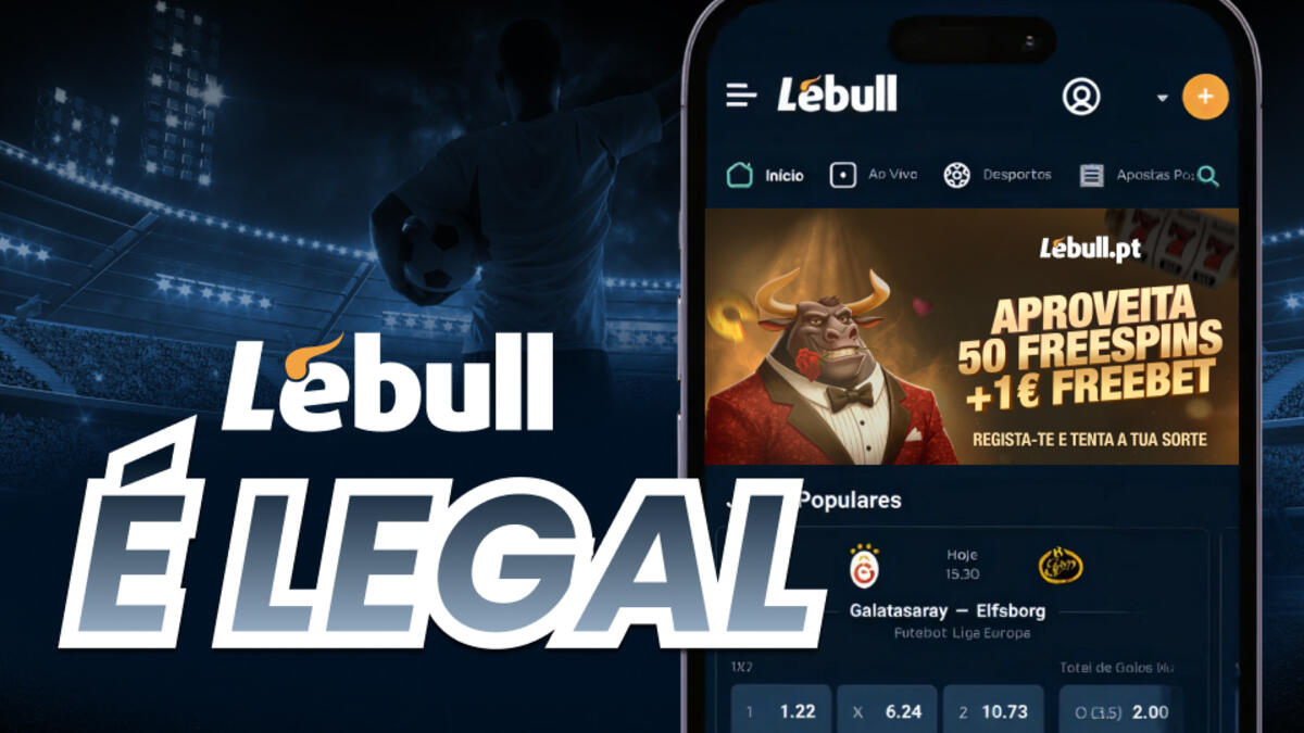 Interface moderna do Lebull Casino mostrando jogos e promoções