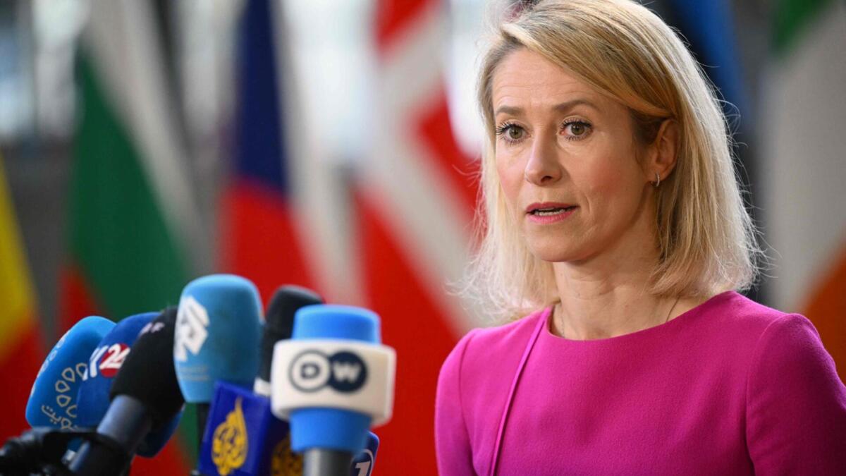 Kallas diz que UE não depende de petróleo do Golfo e não há motivo para pânico