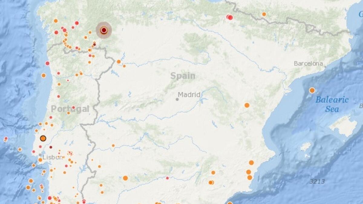 4.2 magnitude earthquake in Spain felt in Northern Portugal