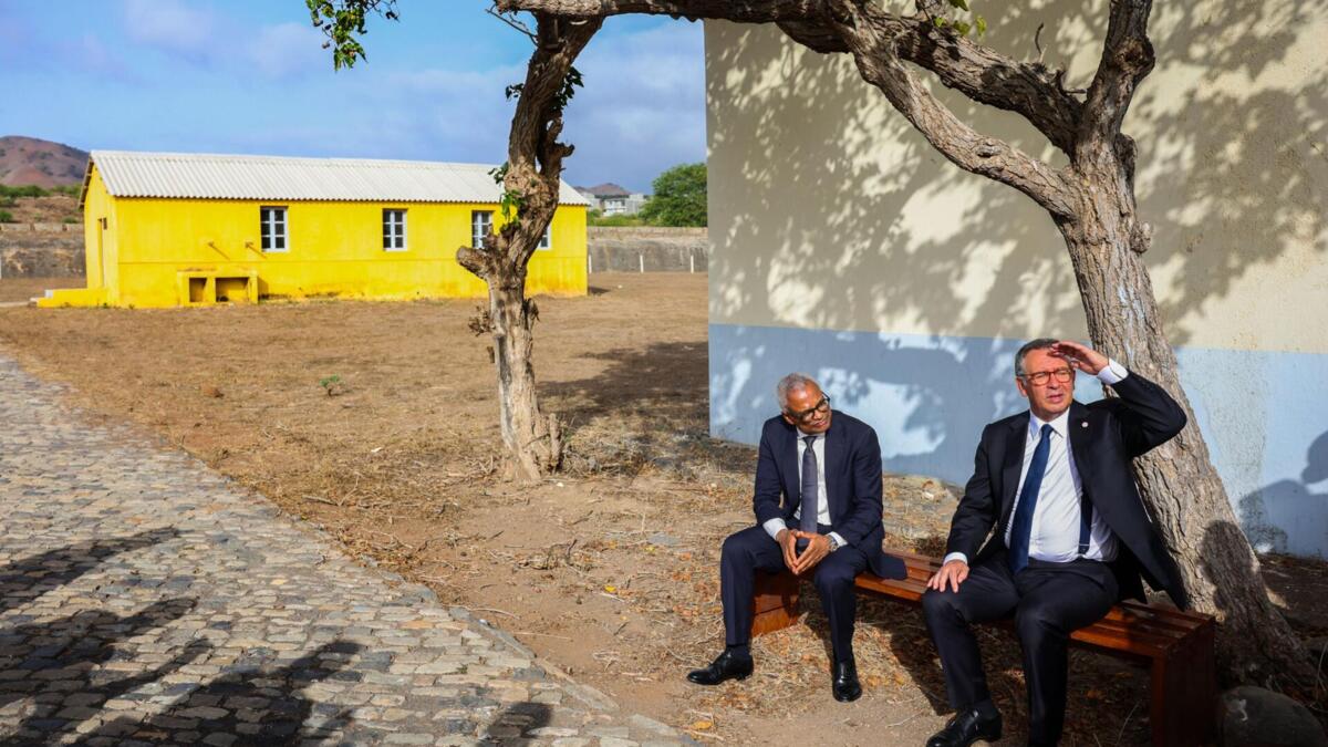 Presidents of Cape Verde and Portugal together in Tarrafal in an appeal for freedom