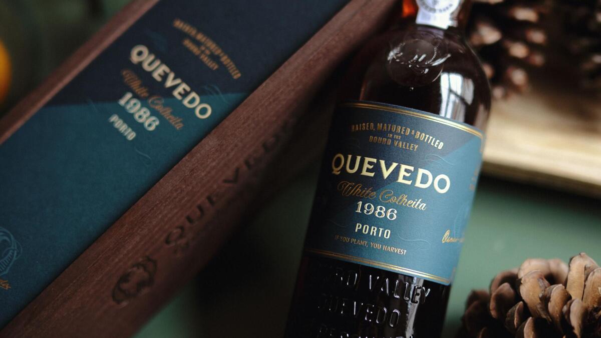 O novo Quevedo White Colheita 1986, um Porto de uvas brancas, envelheu 40 anos em casco de madeira de castanho