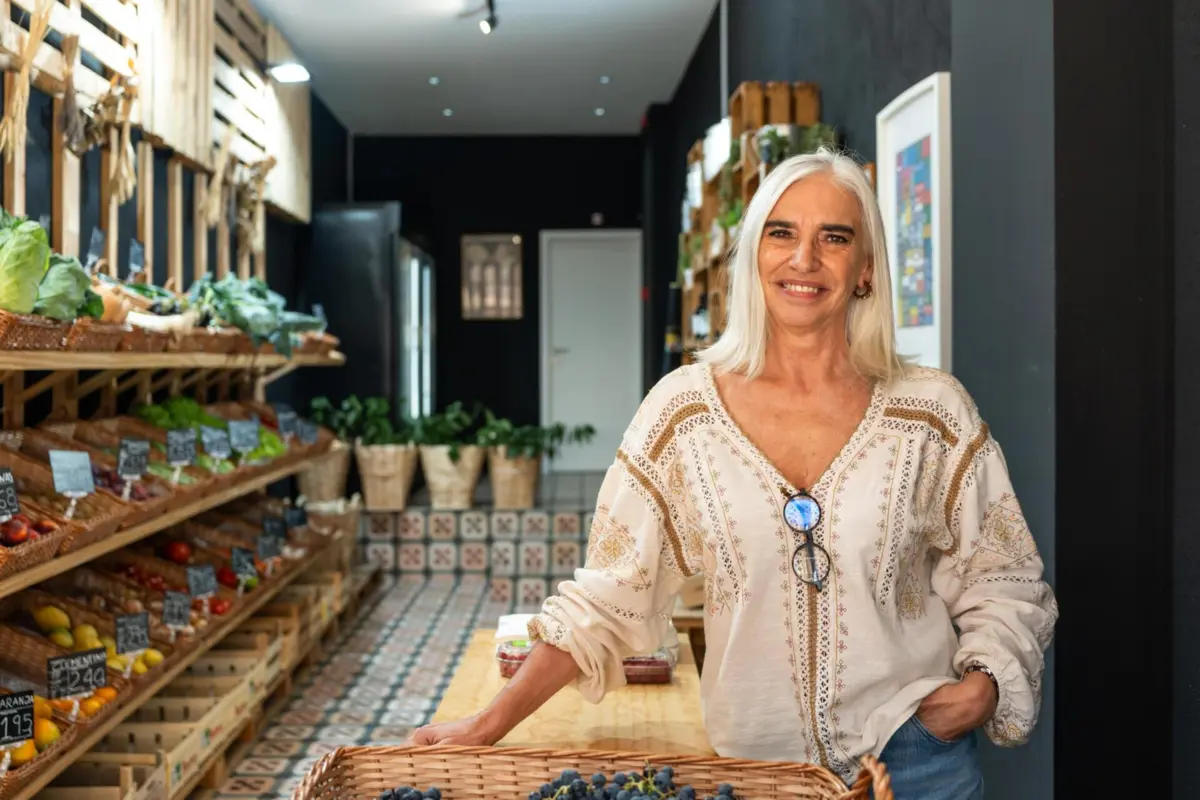 Paula Oliveira, proprietária da Frutaria da Quinta