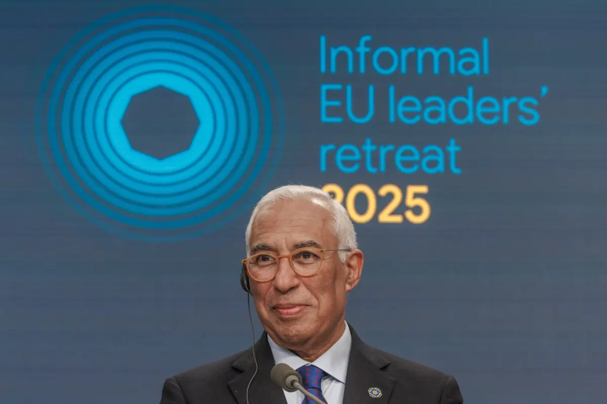 O presidente do Conselho Europeu, António Costa