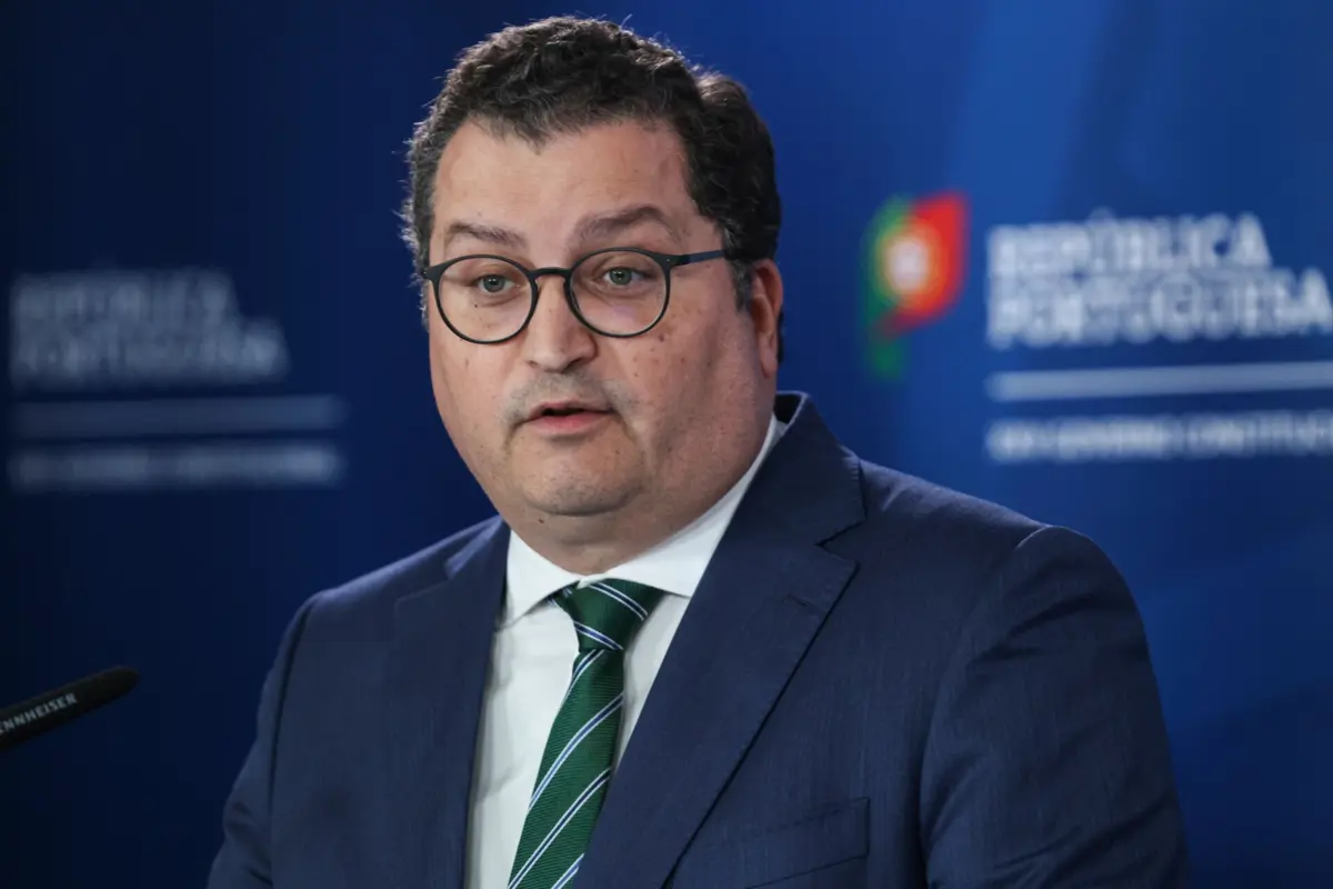 O ministro das Finanças, Miranda Sarmento