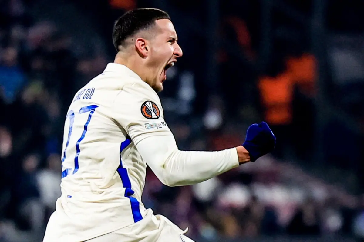 Deniz Gul festeja o golo marcado ao Viktoria Plzen