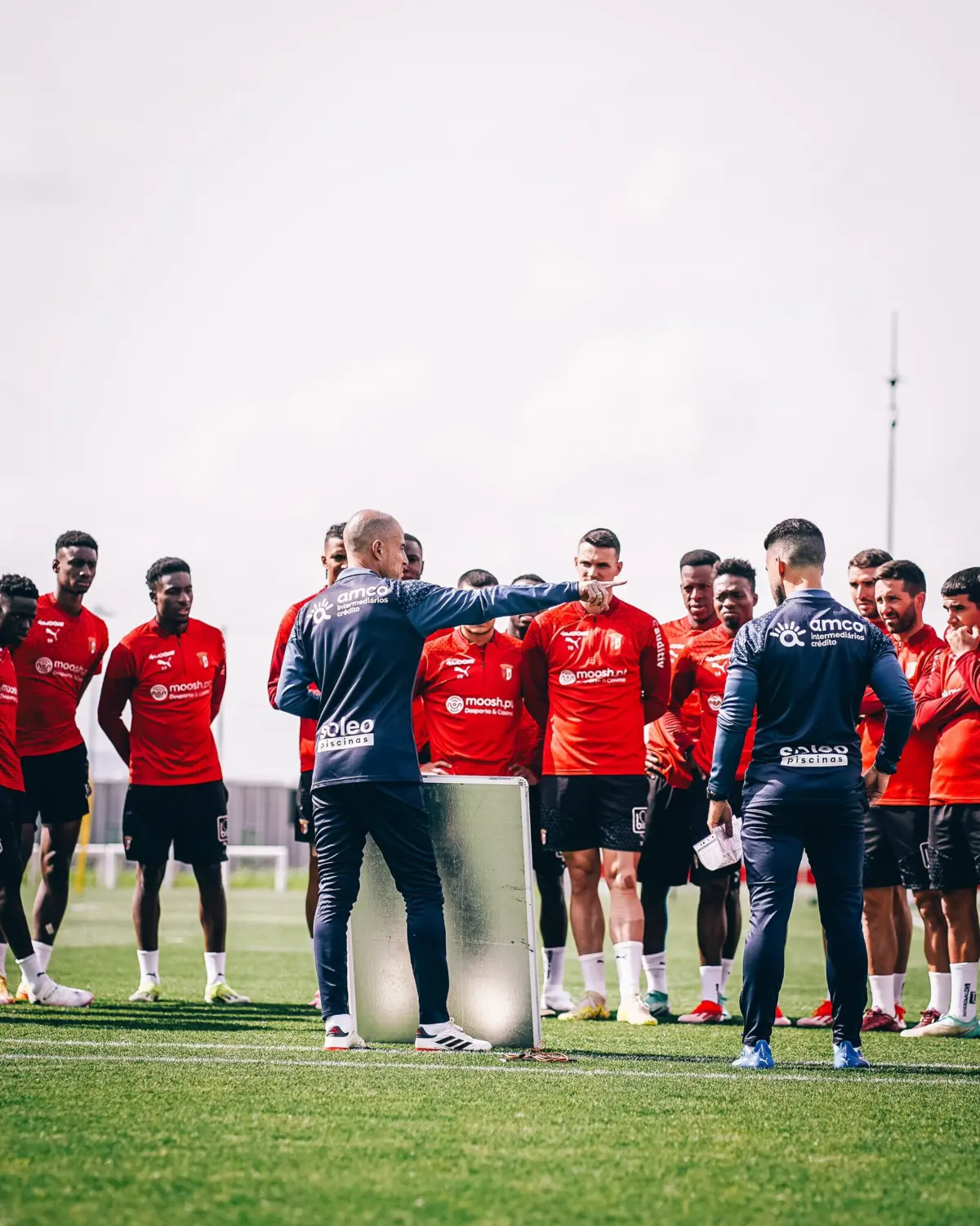 Treino do plantel arsenalista com o novo técnico