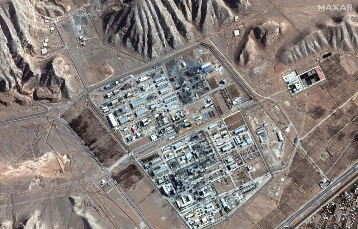 Isfahan foi uma das três instalações nucleares do Irão atacadas pelos EUA