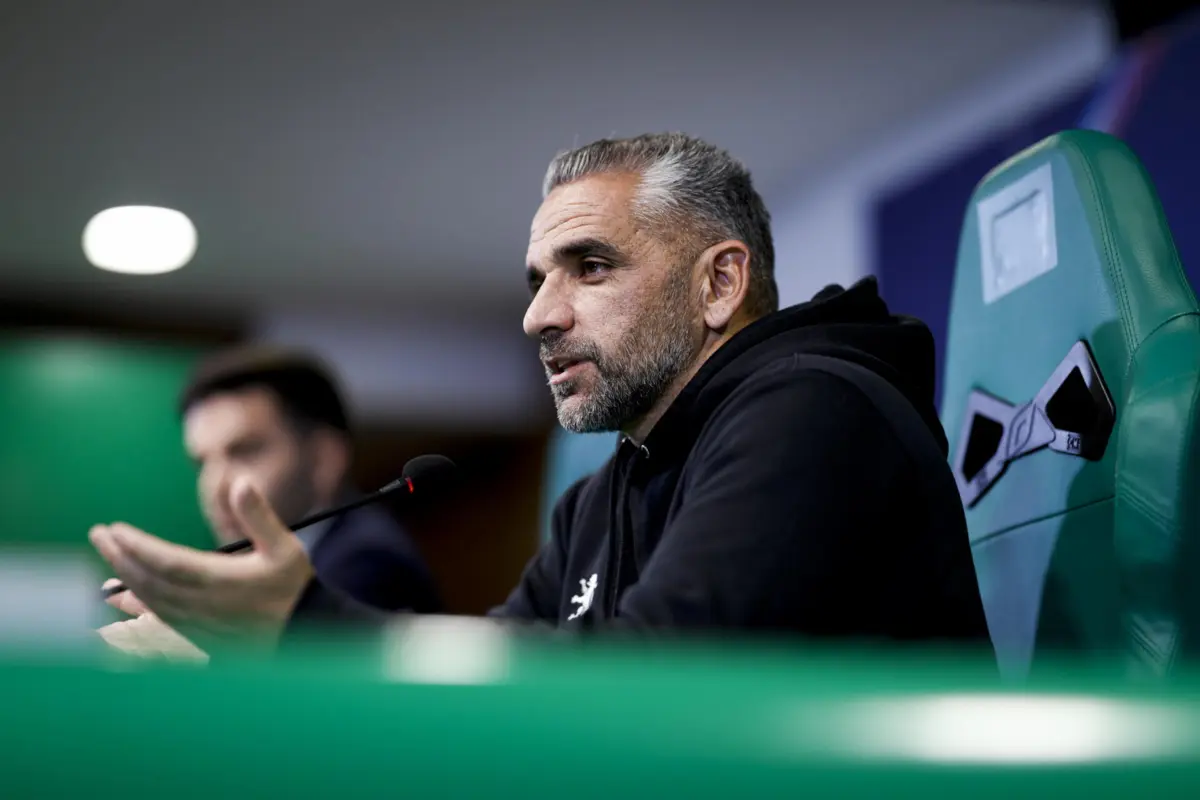 Rui Borges, treinador do Sporting