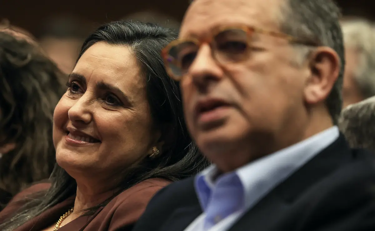 Margarida Maldonado Freitas ao lado de António José Seguro, eleito Presidente da República