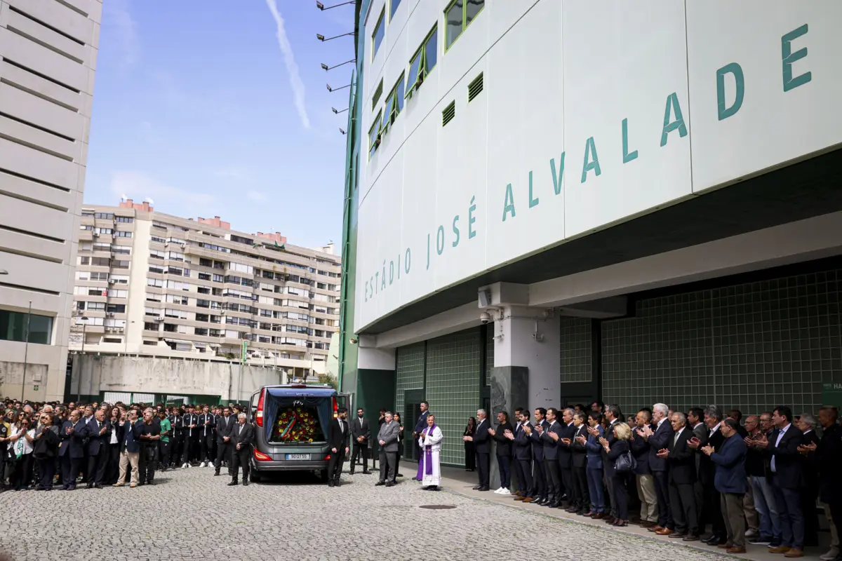 Família leonina reuniu-se para o último adeus a Aurélio Pereira, o responsável pela deteção de grandes talentos do futebol português