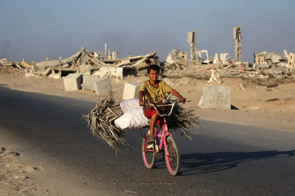 Imagem de contexto do artigo Israel aconselha residentes da cidade de Gaza a irem para "zona humanitária"
