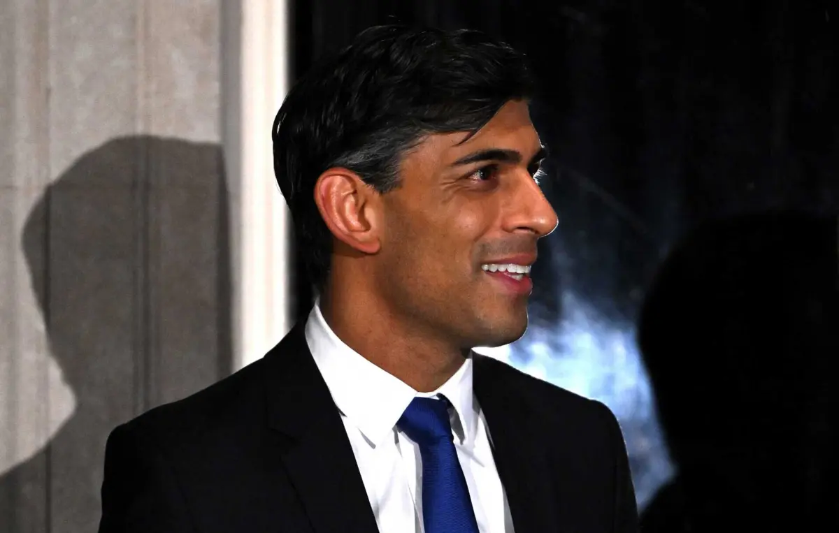 Primeiro-ministro britânico, Rishi Sunak