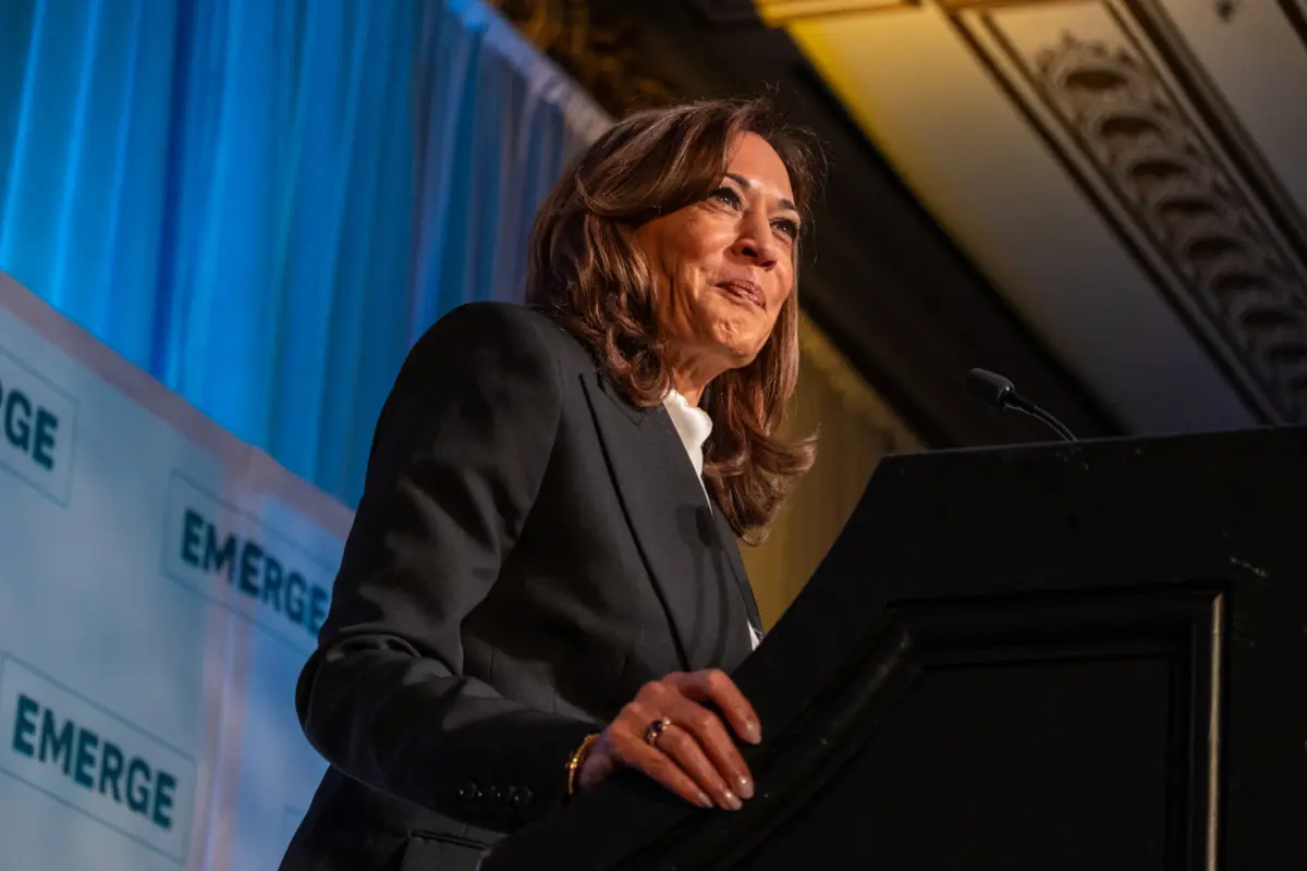 Kamala Harris, ex-vice-presidente que concorreu contra Donald Trump à Casa Branca