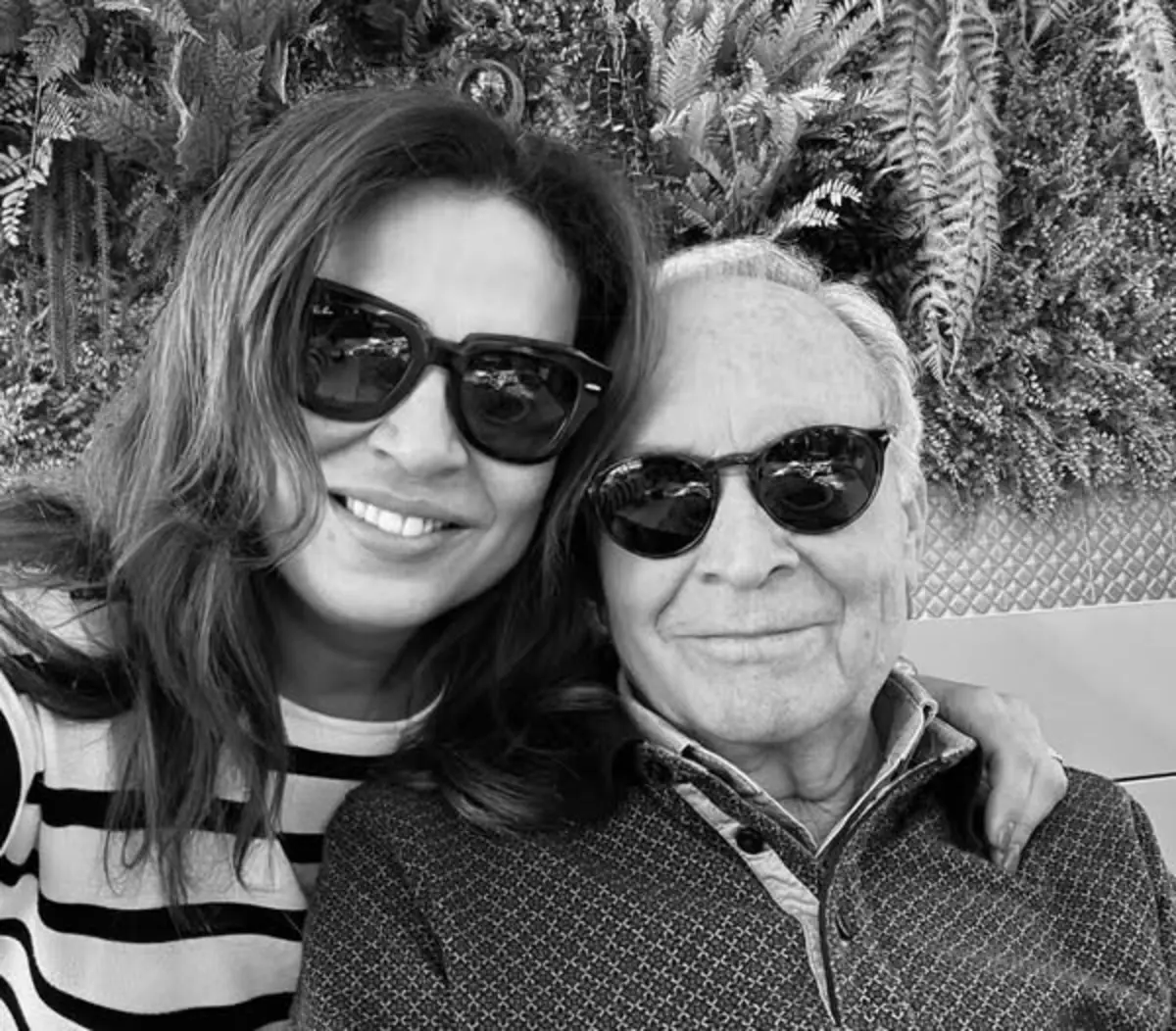 A imagem publicada por Luísa Salgueiro a acompanhar o texto de homenagem ao pai